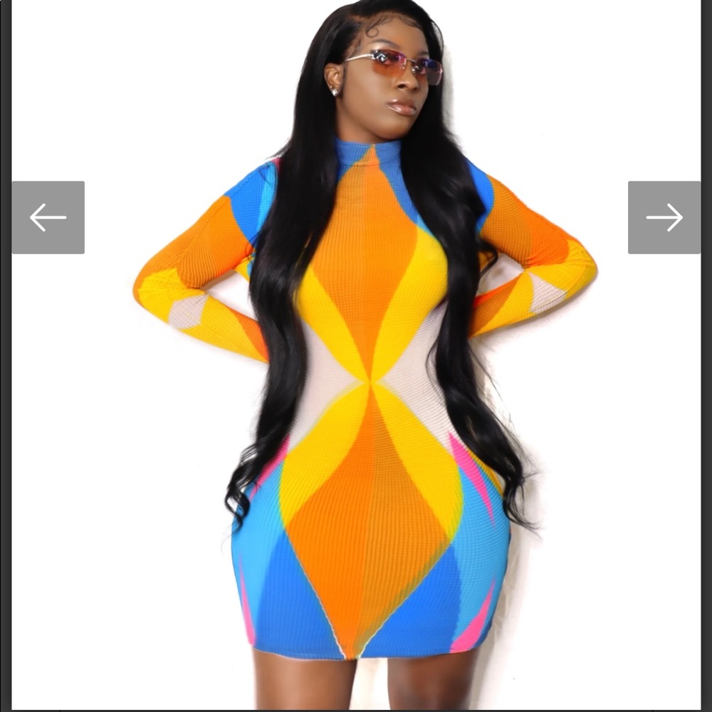 Body on dress from Established Lux